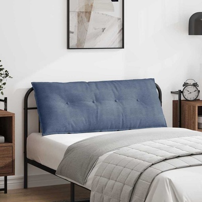 vidaXL Възглавница за гръб Синьо 120 x 50 cm Кордюрова тъкан (42014825)