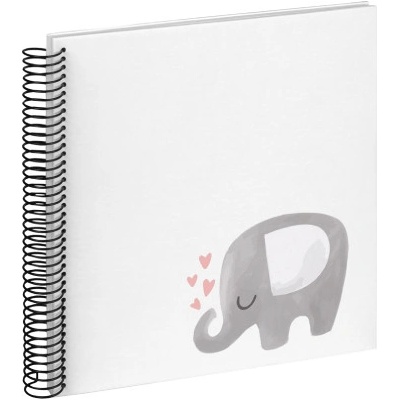 Fotoalbum Walther ELEPHANT HEARTING, 40/25x25 (Wire-O)