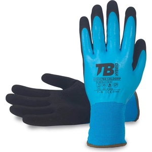 CERVA Tb 760 coldgrip / Ръкавици, изцяло потопени в син латекс - черно/синьо 9 (0108031899090)