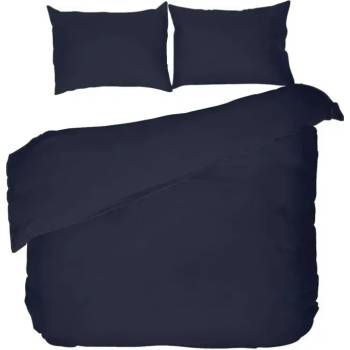 Dilios ДЕНИМ ТЪМНО СИН двоен спален комплект без долен чаршаф Ранфорс 100% памук