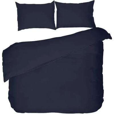 Dilios ДЕНИМ ТЪМНО СИН двоен спален комплект без долен чаршаф Ранфорс 100% памук