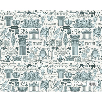 Darčekový baliaci papier florentia 70 x 100 cm - antikvariát