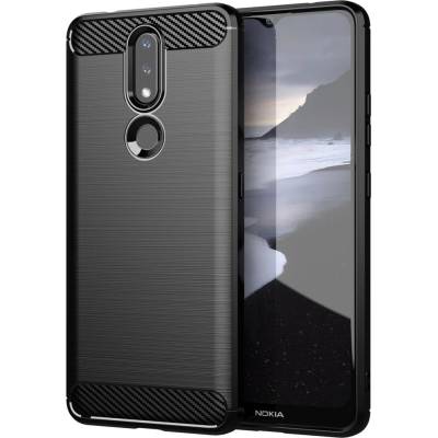 HQWear Кейс от TPU материал HQWear за Nokia 2.4, Черен (9145576232170)