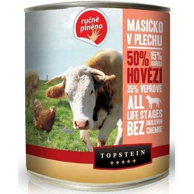 Topstein Farm Fresh Masíčko hovězí 6 x 800 g