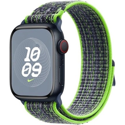 Apple Watch 41mm Bright Green/Blue Nike Sport Loop MTL03ZM/A