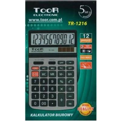 Toor Elektronická TR-1216 12místná