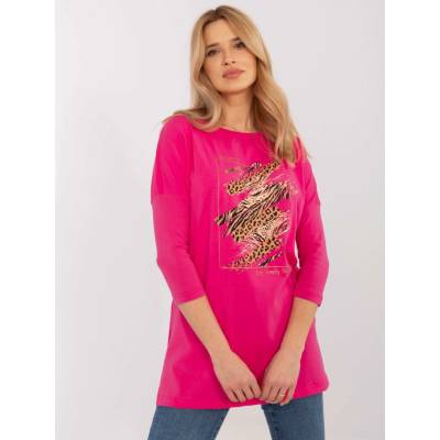 Blouse CLM-BZ-0052.37-fuchsia červená Calimera