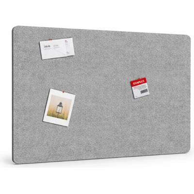 B2B Partner Akustický panel na stěnu 120 x 80 cm, kulaté rohy, šedá