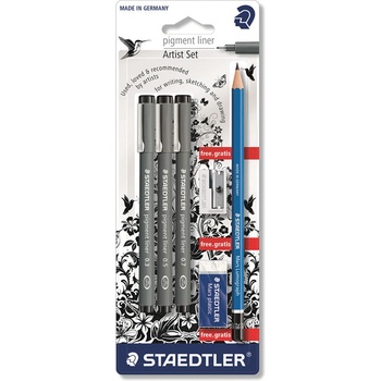 STAEDTLER Комплект тънкописци Staedtler Pigment Liner, 6 части (25379-А)