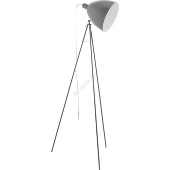 EGLO 33095 - Подова лампа DUNDEE 1xE27/60W/230V сива (EG33095)