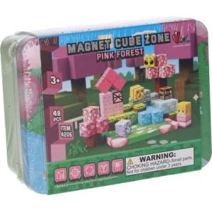 Wiky Конструктор Magnet Cube Zone - Pink Forest 48 части (060666)