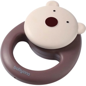 Babyono Бебешка дрънкалка Babyono - Мече, бежова (5901435415887)
