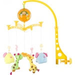 Chipolino Музикална въртележка Chipolino - Жирафчета & Слончета (MILS02103GE)