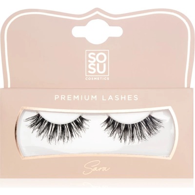 SOSU Cosmetics Premium Lashes umelé mihalnice odtieň Sara 1 ks