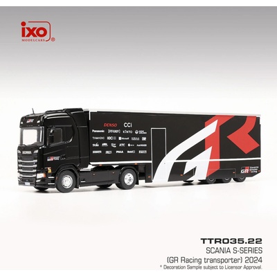 IXO Scania S-Series GR Racing transporter 2024 1:43