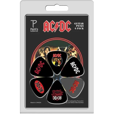 Brnkadlo AC/DC - Logos Covers 6-Pack, Multicolor,Univerzálna
