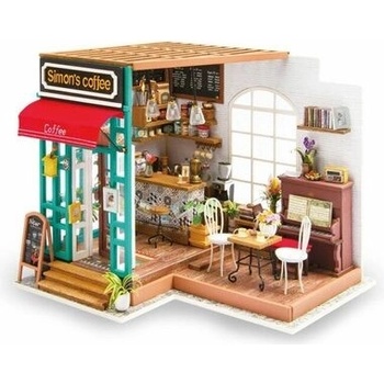 Robotime miniatúra domčeka Kaviareň inšpiráciou