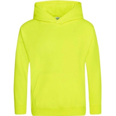 Just Hoods dětská mikina s kapsou Electric elektrická žlutá