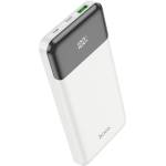 hoco. J102 захранваща банка 10000 mAh PD QC3.0 3A 20W 1 x USB-A, 1 x USB-C бял