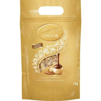 Lindt Lindor Bag Caramel & Hazelnut 1 kg
