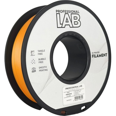 Professional Lab FG-P55-E1, 3D филамент, PLA+, 1, 75mm, 1000g, Оранжев (Orange) (FG-P55-E1)