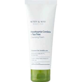 Mary&May Houttuynia Cordata + Tea Tree Cleansing Foam Mycí pěna s Houttuynia Cordata a tea tree 150 ml