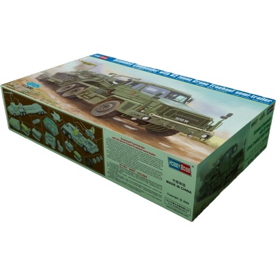 Hobby Boss Scammell Commander with 62 tonne Crane Fruehauf semi-trailer 1:35