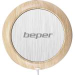 Beper Нагревател за чаши Beper P201UTP003, USB, Диаметър 10.5 см, Сив/кафяв (P201UTP003)