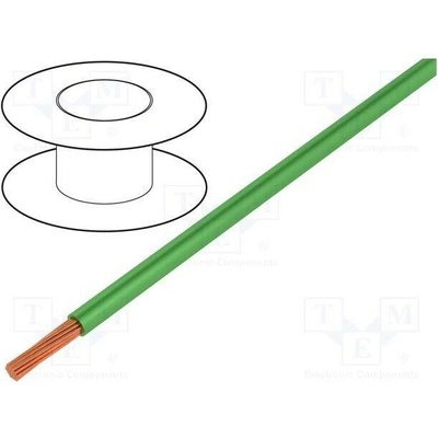 BQ Cable LGY2.5-GR Vodič H05V-K,LgY lanko Cu 2,5mm2 PVC zelená 300V,500V 50m