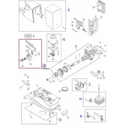 PRRB06A Kit odblokovania pre ROX/RB/RUN