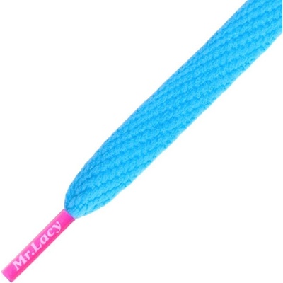 Mr.Lacy Flatties Mellow Blue/Neon Pink Tip