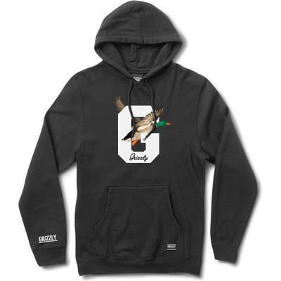 GRIZZLY mikina Duck Season Pullover Hoodie Blk