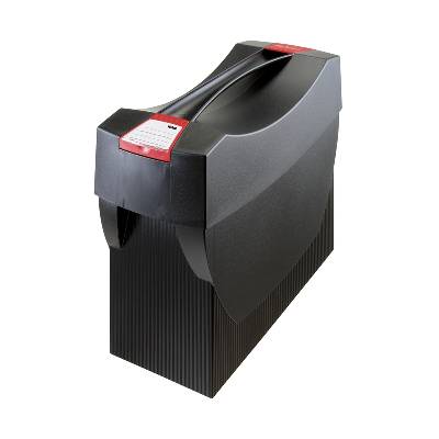 Бокс за папки за картотека Swing +, с капак, черен