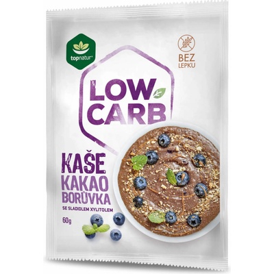 Topnatur Low Carb Kaše kakao borůvka 60 g – Zboží Dáma