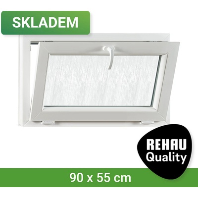 SKLADOVÁ-OKNA.cz REHAU Smartline+ - sklo kůra 900 x 550