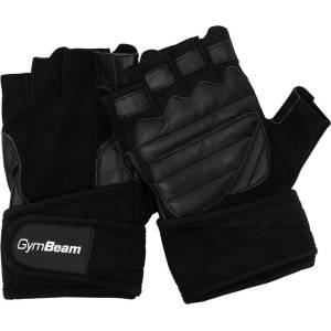 GymBeam Фитнес ръкавици Pro WristWrap Black S