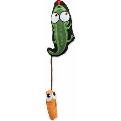 Plaček Hračka LET`S PLAY krokodýl s catnipem 17 cm