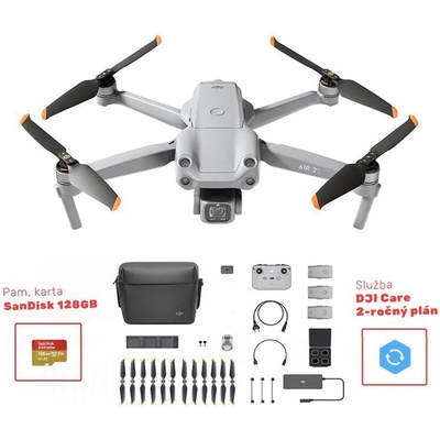 DJI Air 2S Fly More Combo + DJI Care Refresh (2letý plán) + Karta SanDisk 128 GB
