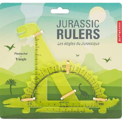 Комплект чертожни инструменти Kikkerland - Dino, 2 части (ST147)