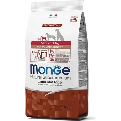 Monge Dog Mini Puppy & Junior Lamb & Rice 2,5 kg
