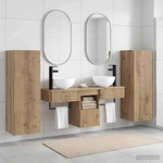 vidaXL Комплект мебели за баня 5 бр. Дъб артизан 33 x 34, 5 x 100 см (3405972)
