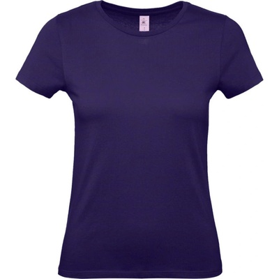B&C Tričko B&C E150 dámské krátký rukáv COT 01002Tu3900 Purpurová urban