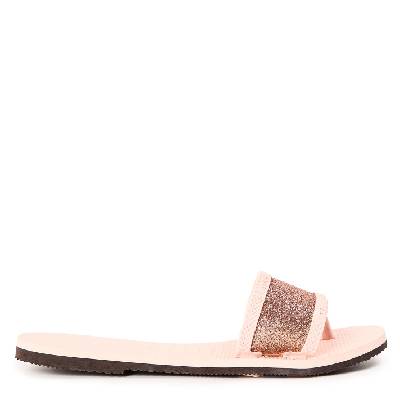 Джапанки Havaianas Women's Angra Glitter Ballet Rose Flip Flops - Allet Rose