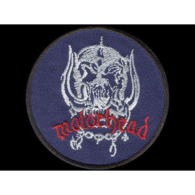 Nášivka MOTÖRHEAD England blue vyšívaná zažehlovací