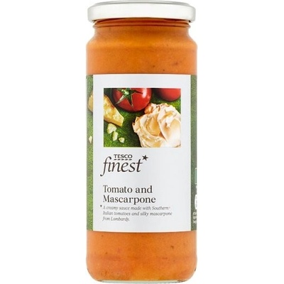 Tesco Finest Hotová rajčatová omáčka na těstoviny se sýrem mascarpone 340 g