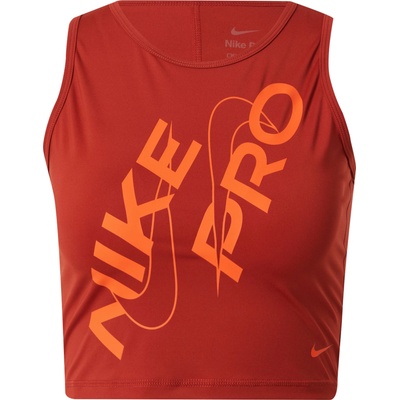 Nike Спортен топ 'np' оранжево, размер m