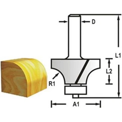 Makita D-09422 - fréza na zaoblené hrany