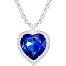 Preciosa Nádherný náhrdelník modré srdce s českým krištáľom 2025 46