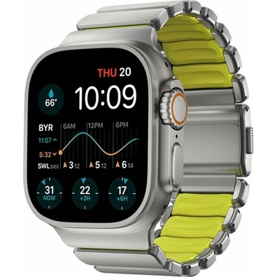 Nomad remienok Stratos pre Apple Watch 44-49mm - Volt/Natural Hardware NM011147858