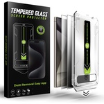 Techsuit Протектор екран - Samsung Galaxy S24 Ultra - Privacy - [Съвместим с пръстовия отпечатък] TitanGlass CrystalHD (2 броя)